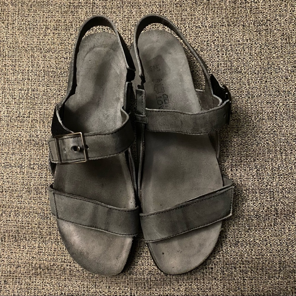 Naot Womens Norah Slingback Sandals Comfort Adjustable Pewter Gray EUR 42 - Picture 11 of 11